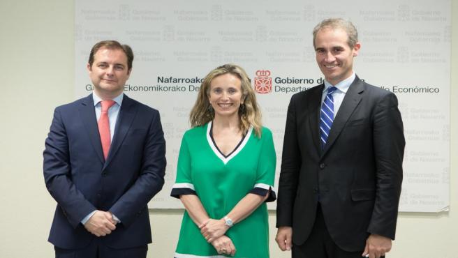 El Gobierno de Navarra suscribe convenios con Sonagar y Elkargi para mejorar la financiación de pymes y autónomos